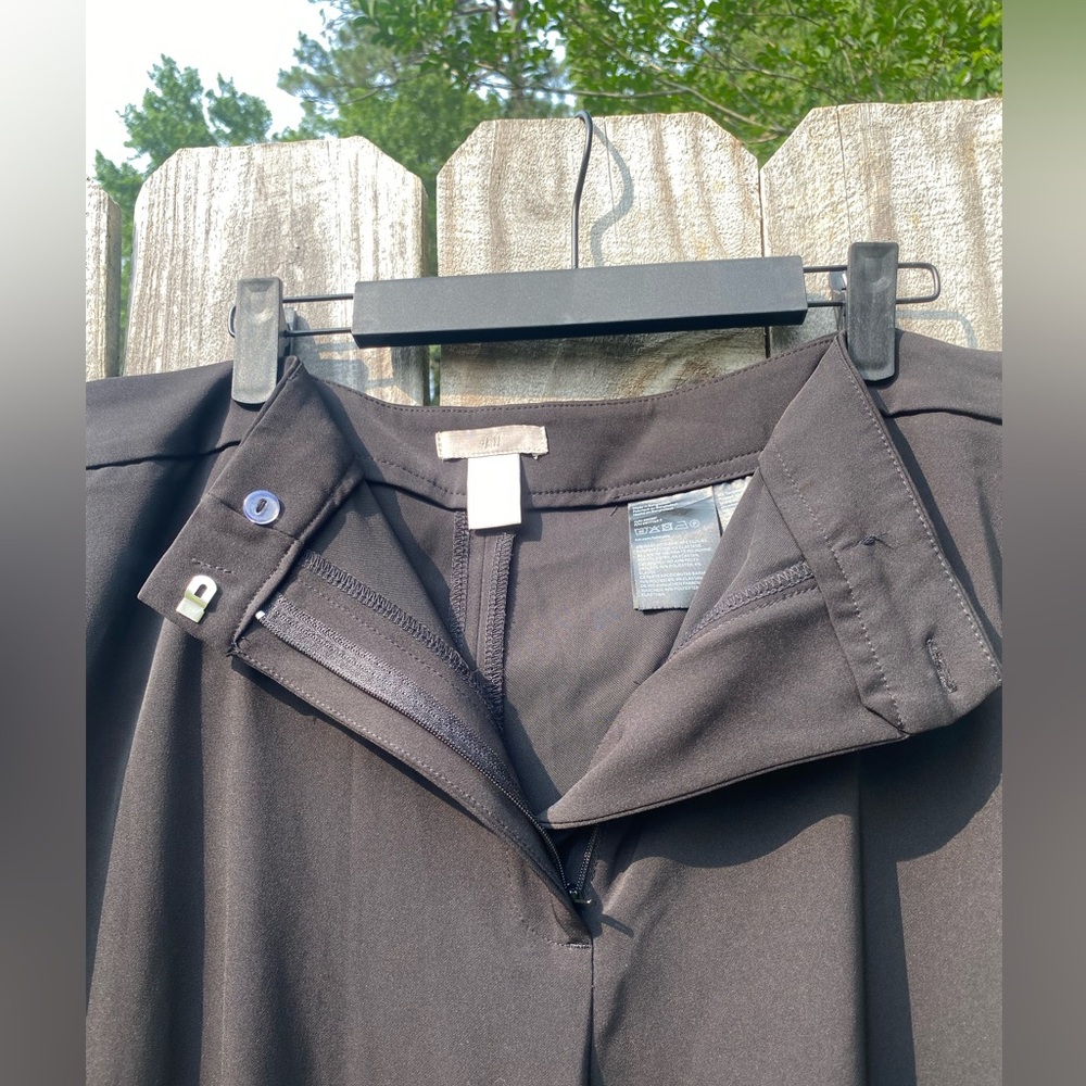 H&M Classic Wide Leg Black Pants Size 14 - Picture 6 of 9